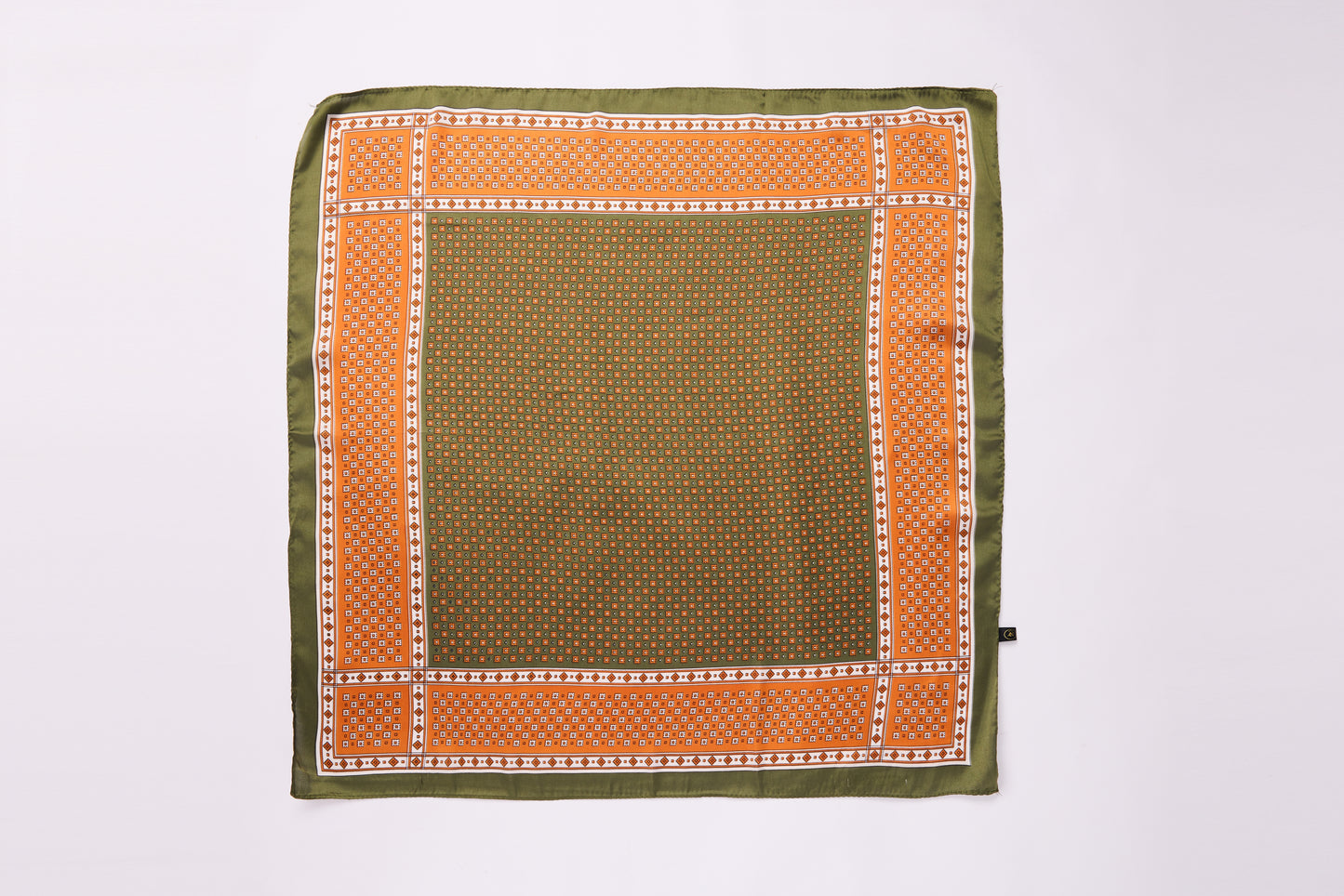 Cheverny Shawl - Groen met Oranje