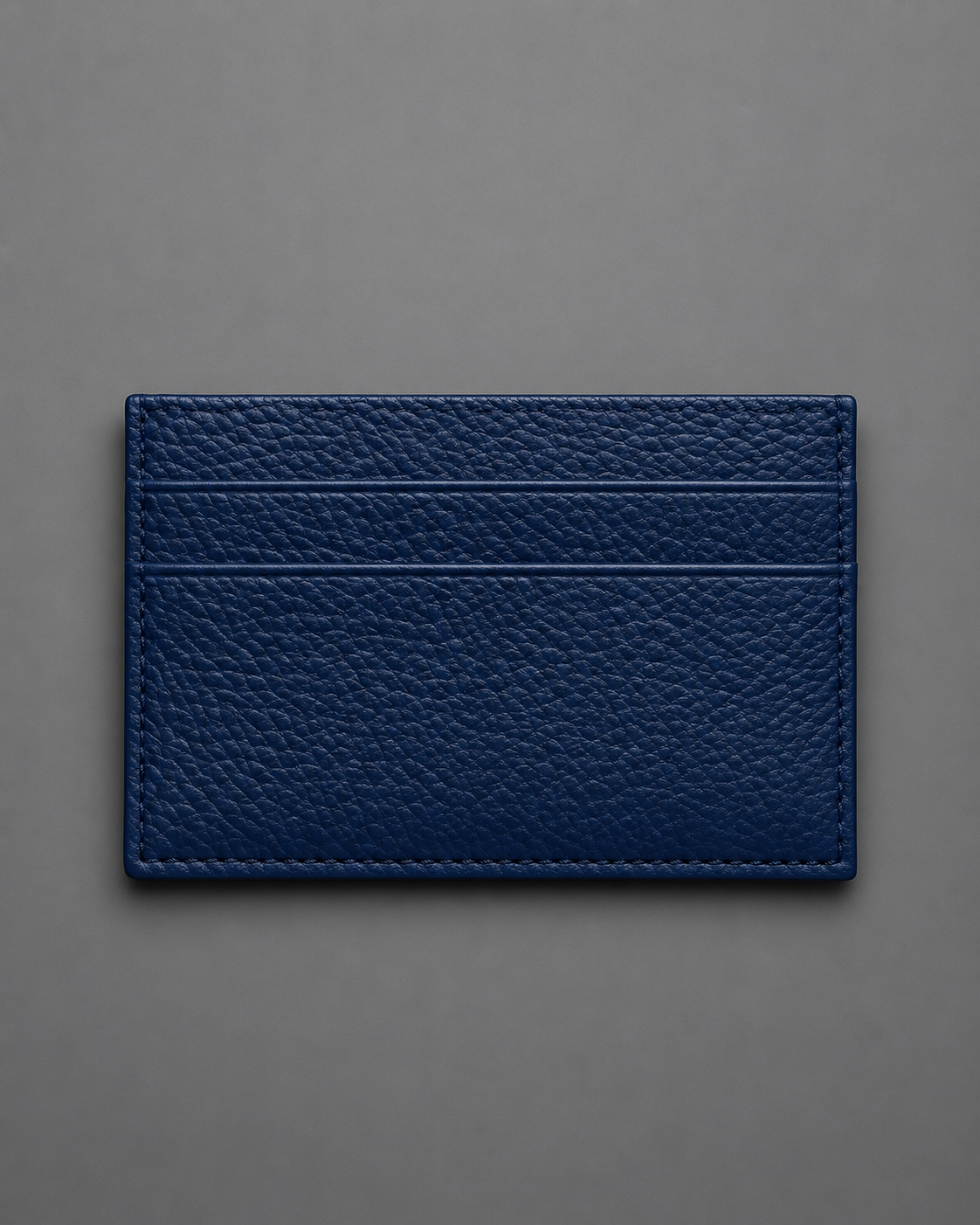 Millau- Leather Cardholder - Royal Blue