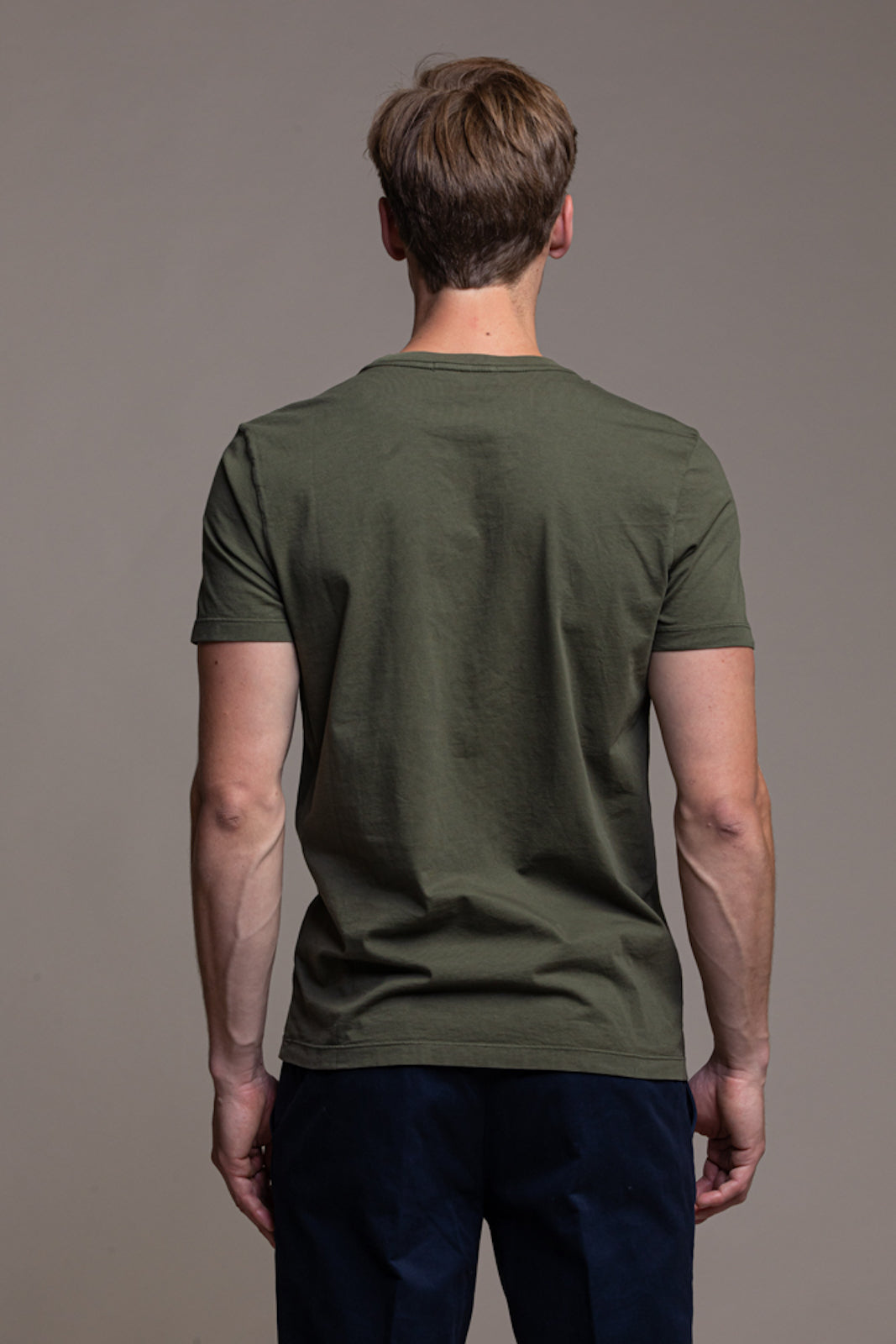 Thierry Cotton T-Shirt Khaki Green