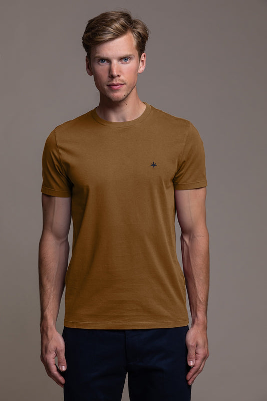 Thierry Cotton T-Shirt - Cognac