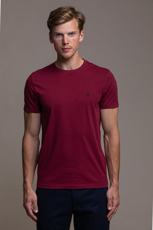 Thierry T-Shirt - Bordeaux Red