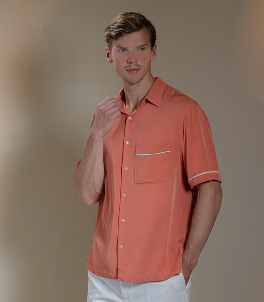 Monaco - Short-sleeved Bowling Shirt