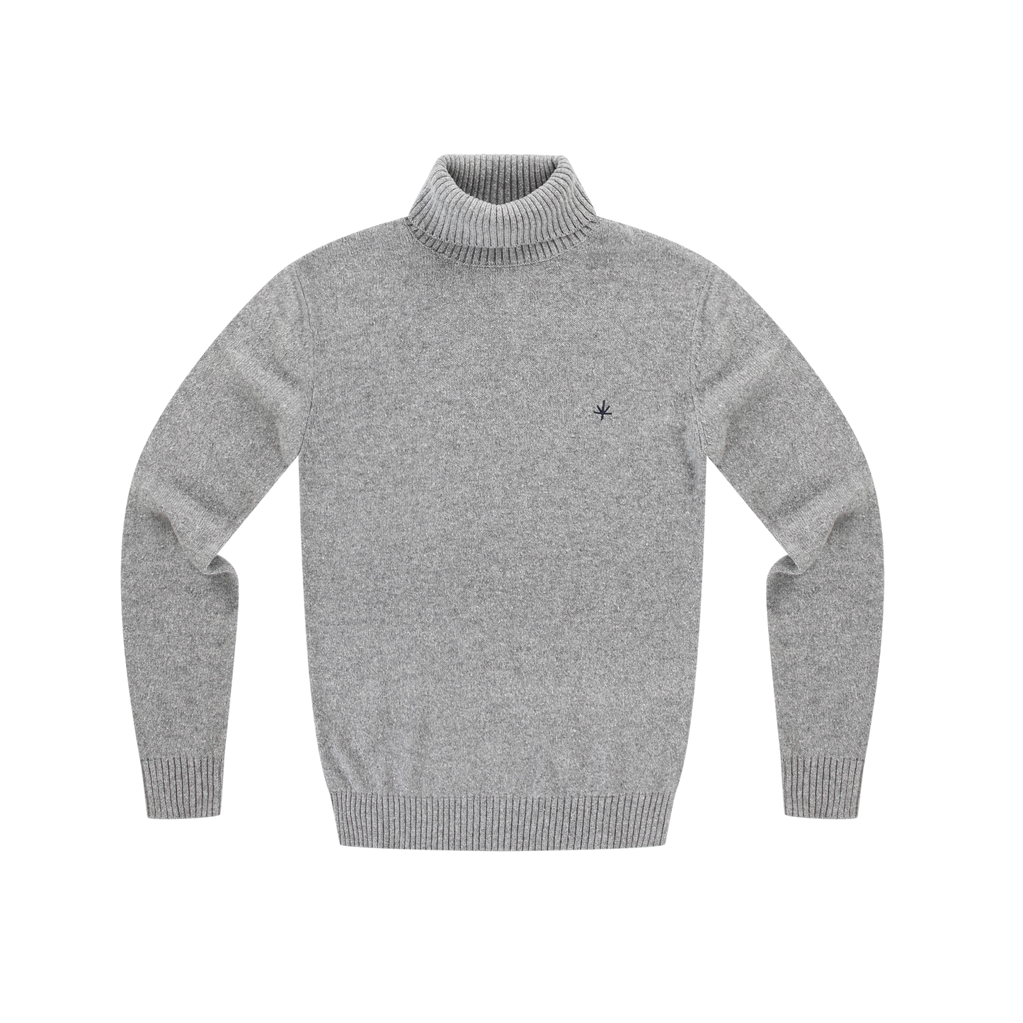 Alsace Roll Neck Sweater - Grey