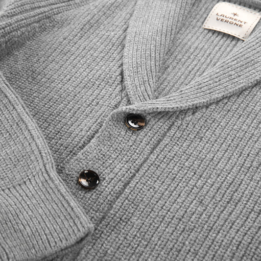 Loire Knitted Cardigan - Grey