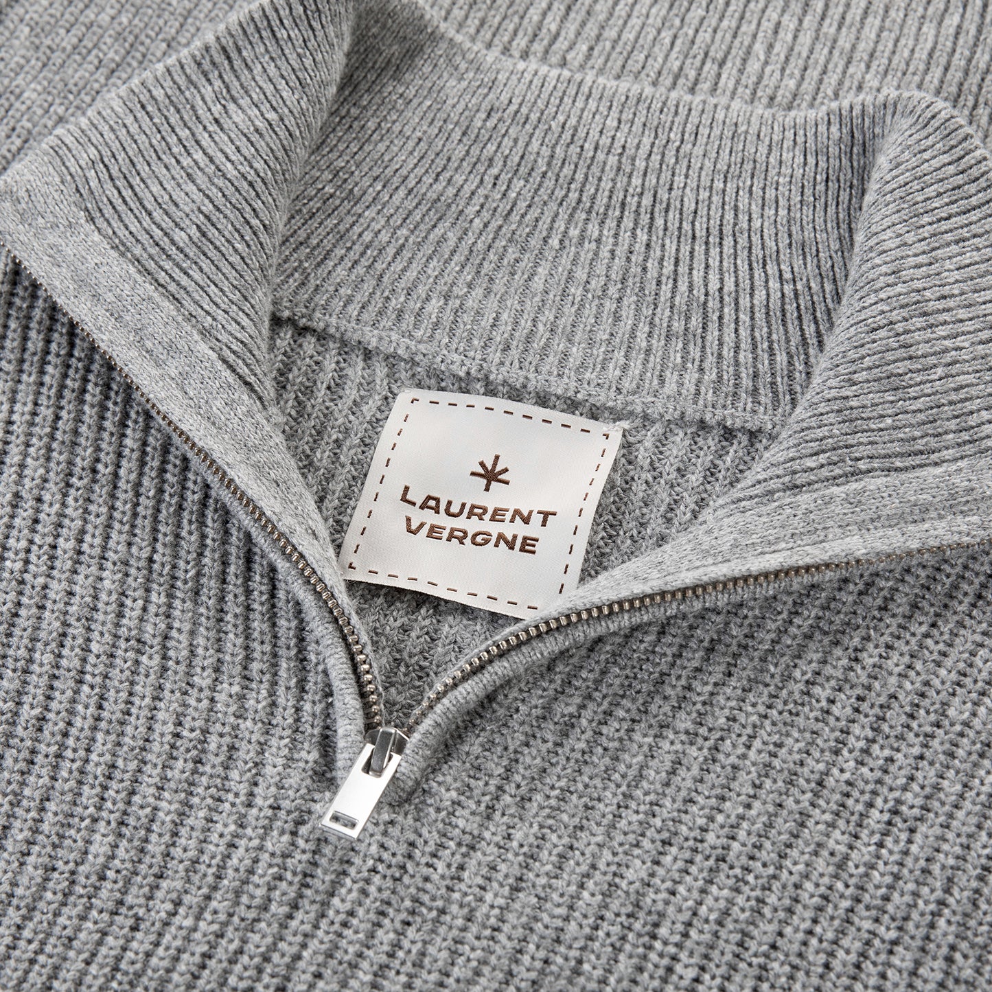 Auvergne Zipper Sweater - Grey