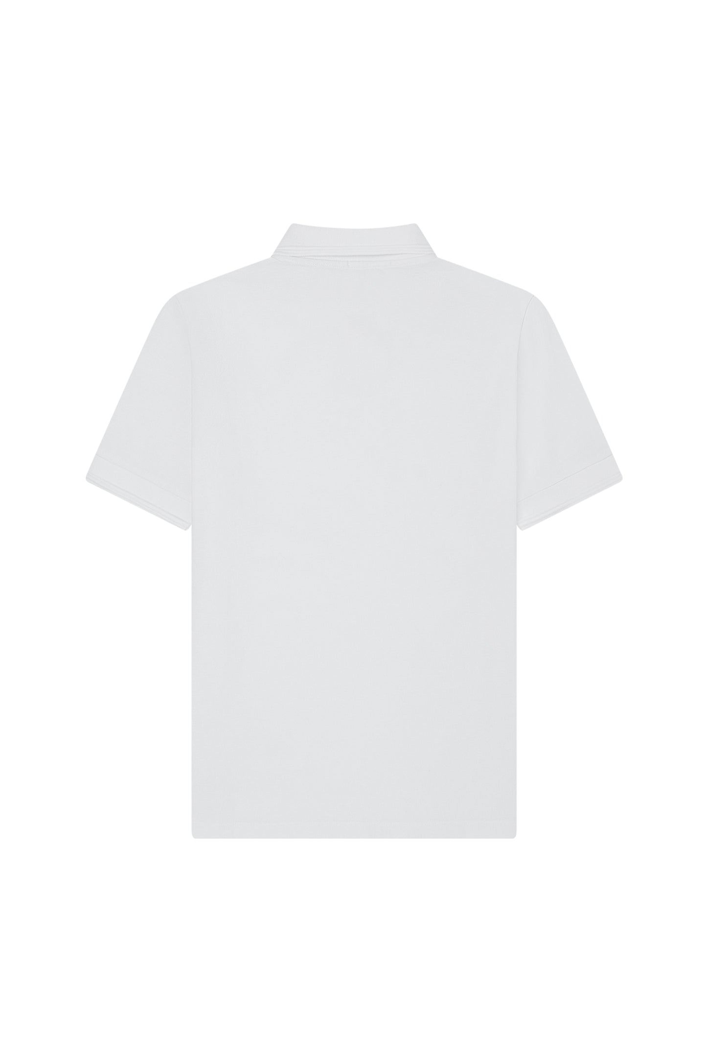 Hugo Cotton Pique Polo in White