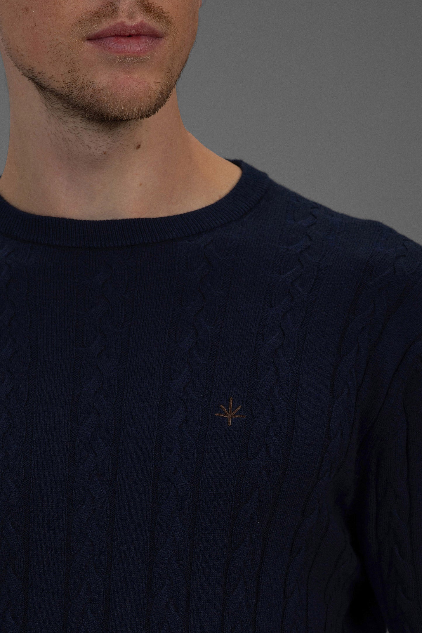 Sorbonne - Cable Sweater - Navy