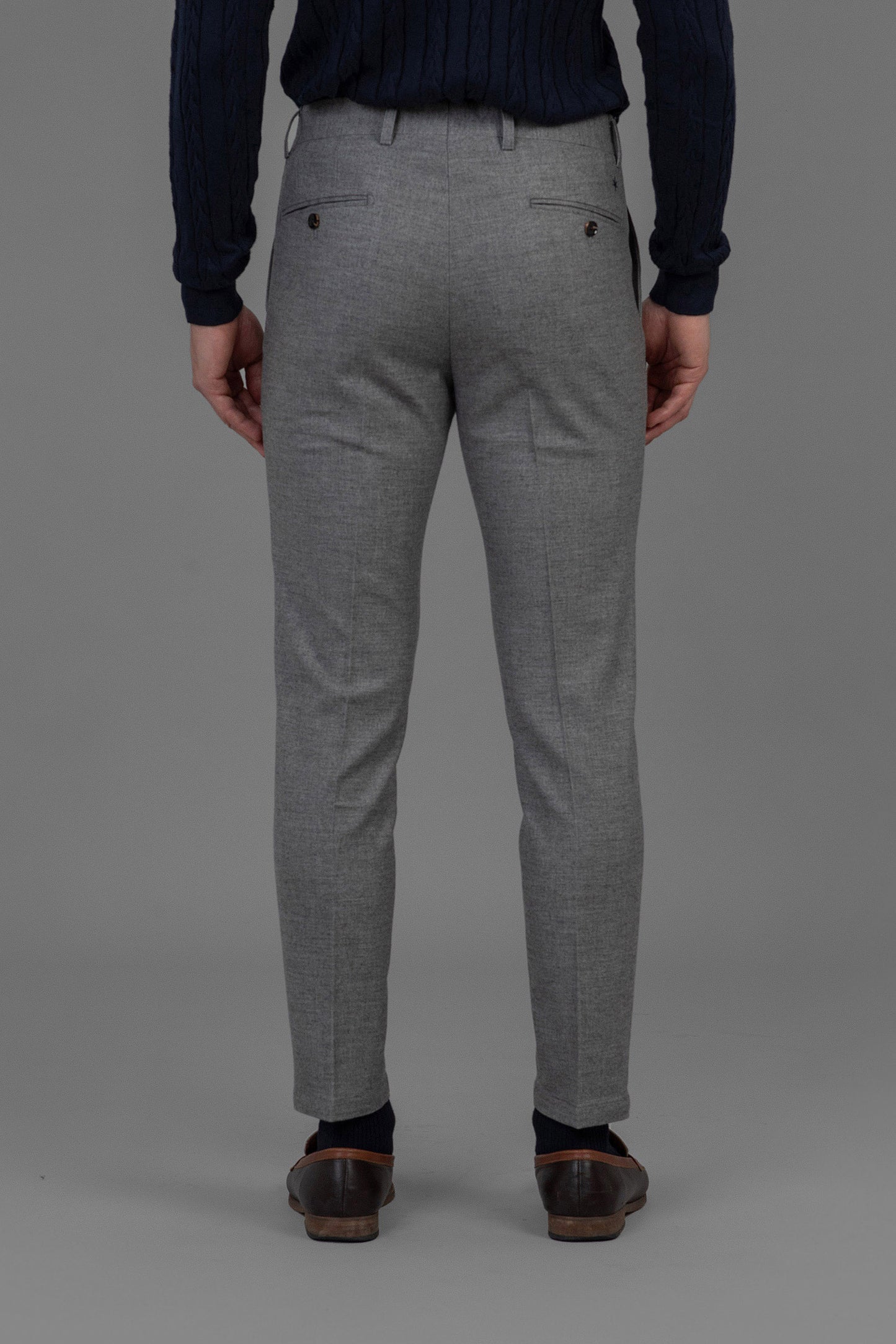 Pierre - Flannel Trouser - Grey