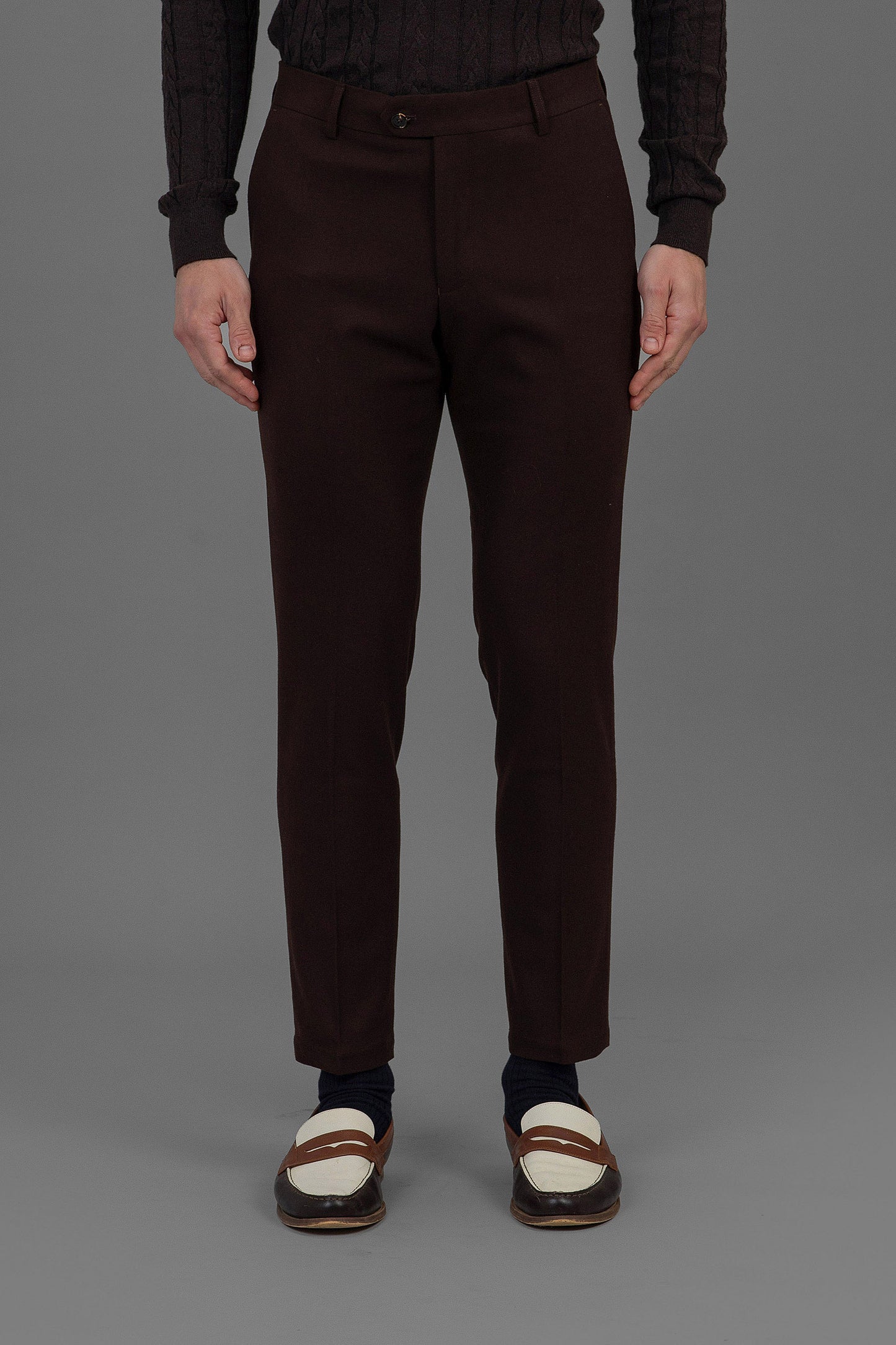 Pierre - Flannel Trouser - Brown