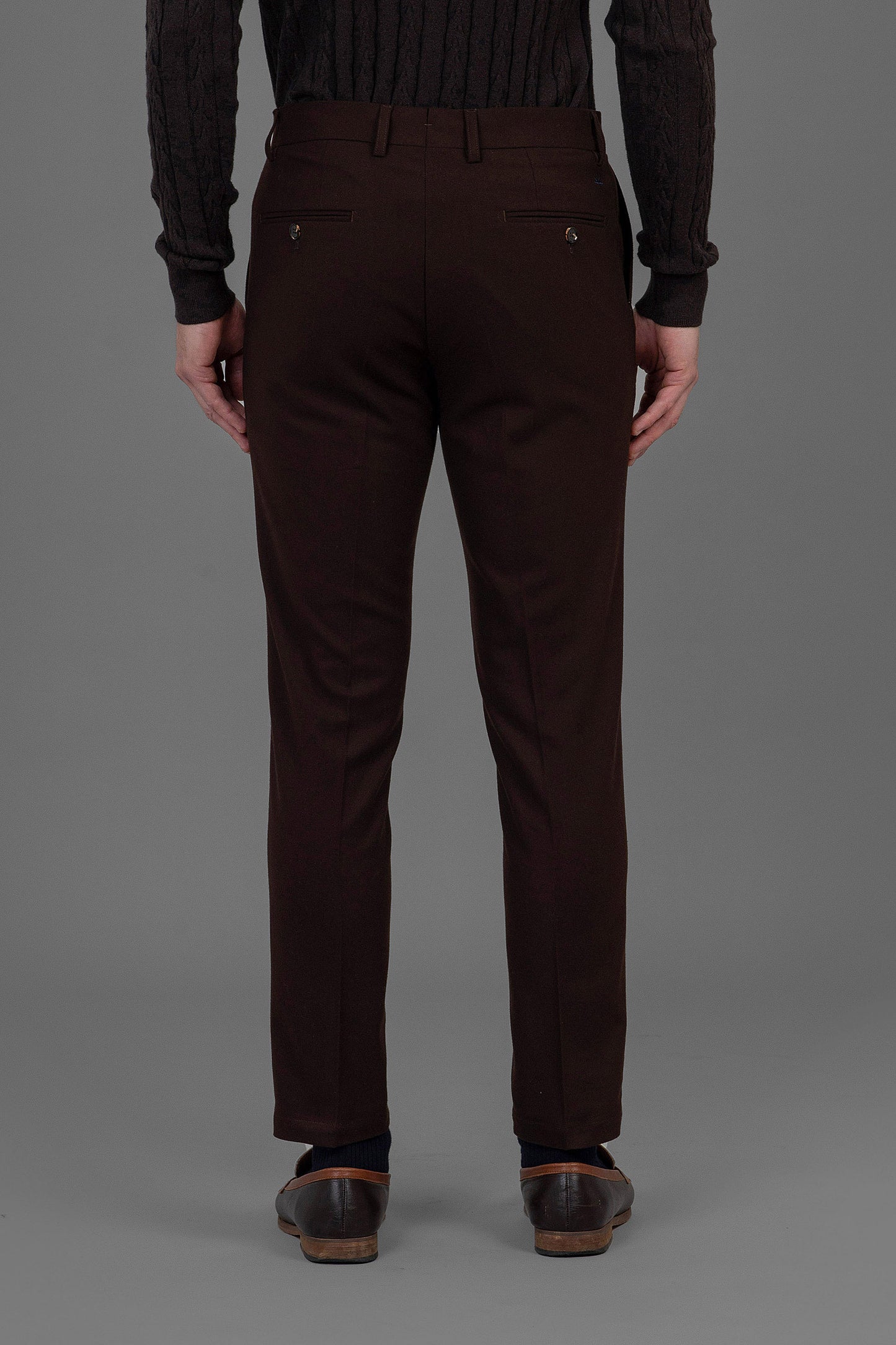 Pierre - Flannel Trouser - Brown