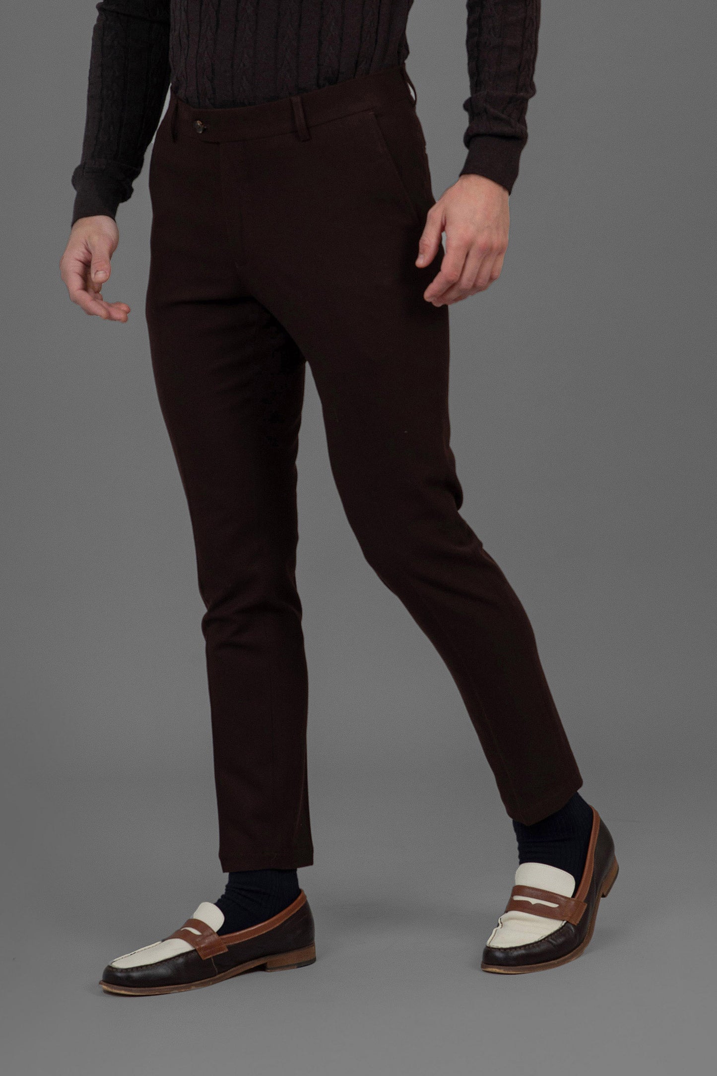 Pierre - Flannel Trouser - Brown