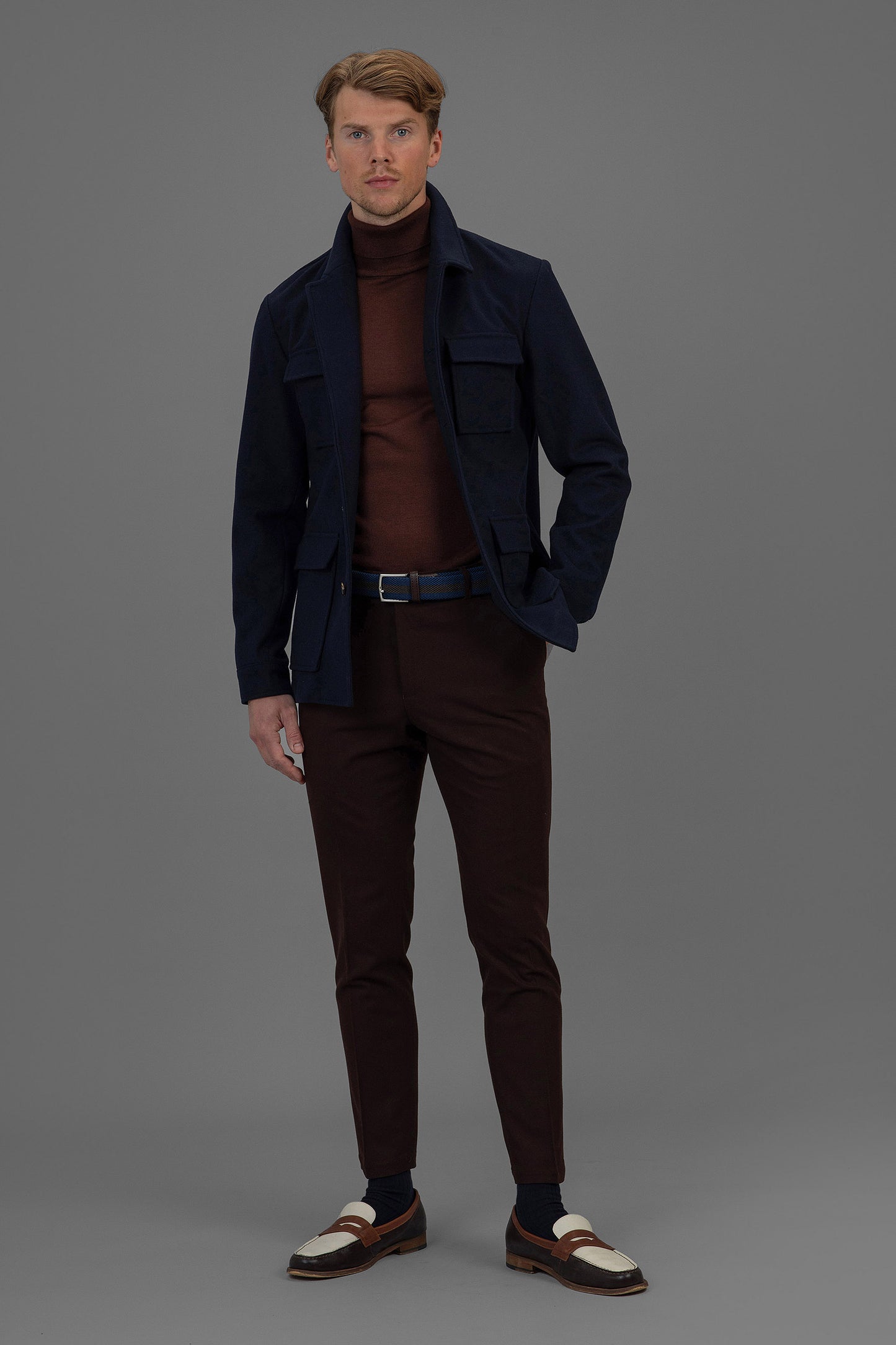 Pierre - Flannel Trouser - Brown