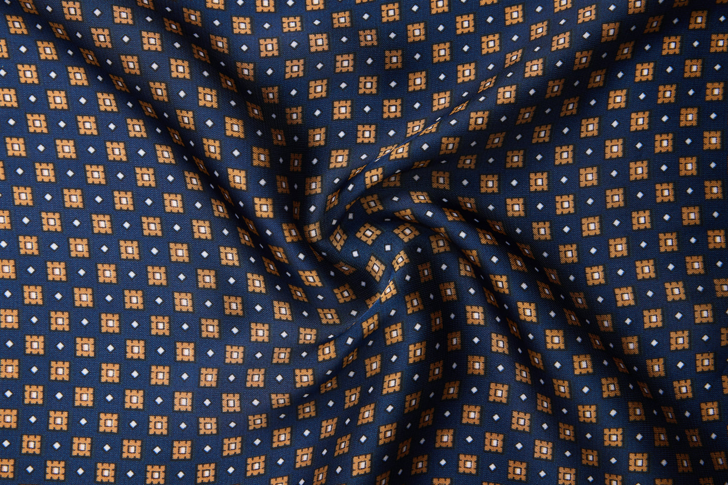 Cheverny Shawl - Blauw met Oranje