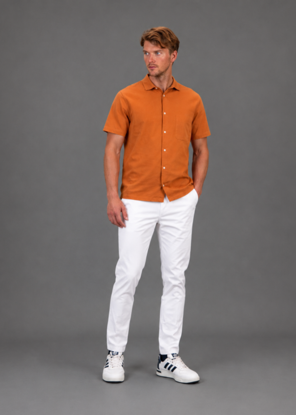 Menton - Bowling Shirt Brique