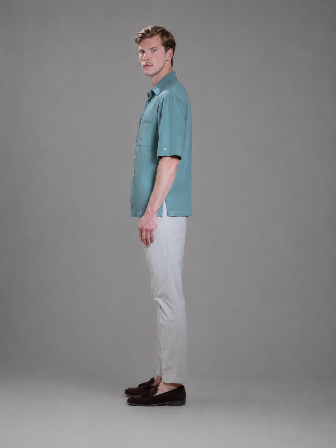 Menton - Short-sleeved Bowling Shirt