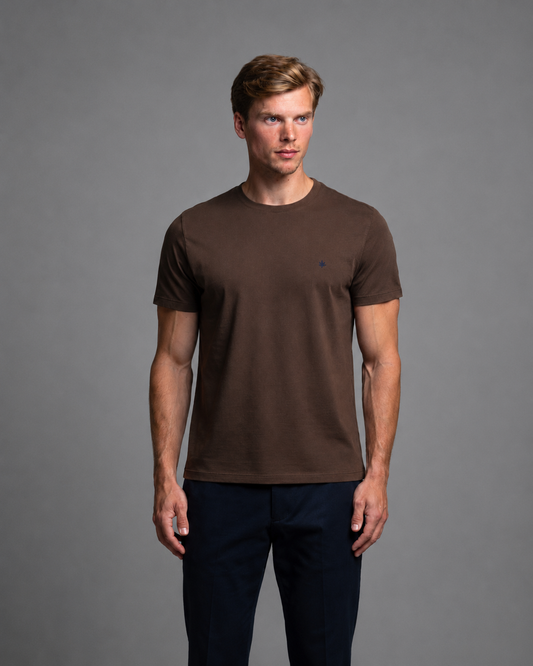 Ritz Zijde T-shirt Bruin