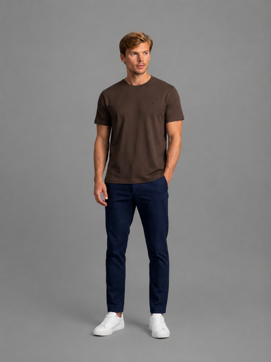 Ritz Zijde T-shirt Bruin
