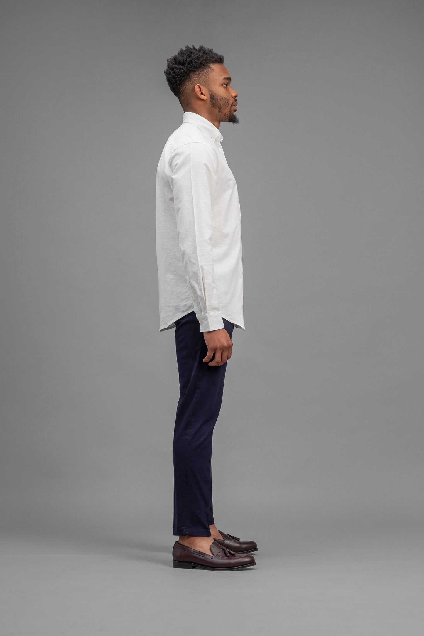 Brive - Linnen Cotton Shirt - White