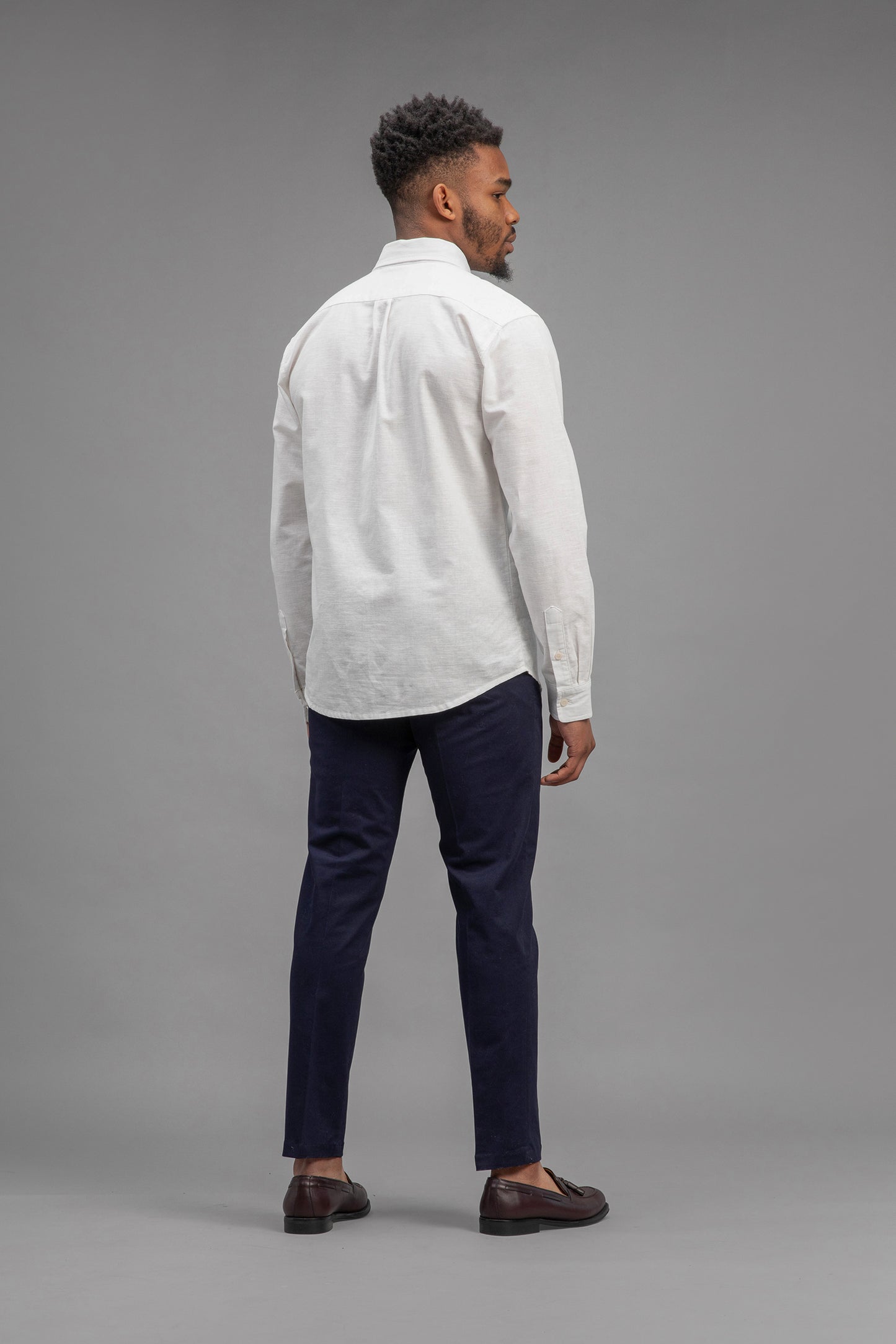 Brive - Linnen Cotton Shirt - White