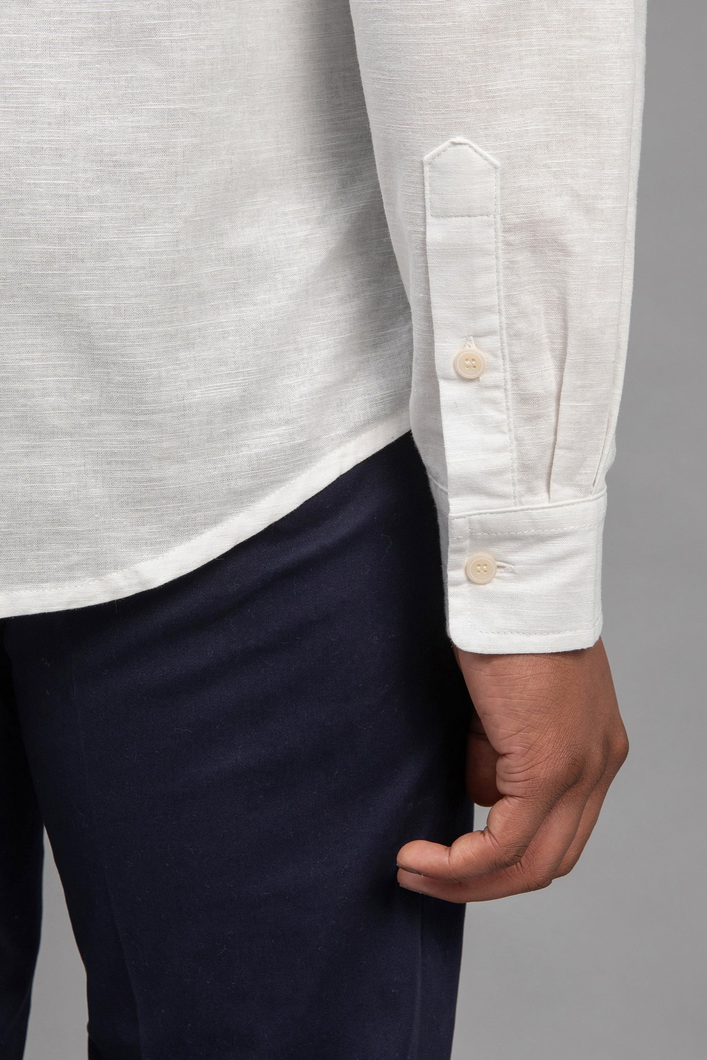 Brive - Linnen Cotton Shirt - White