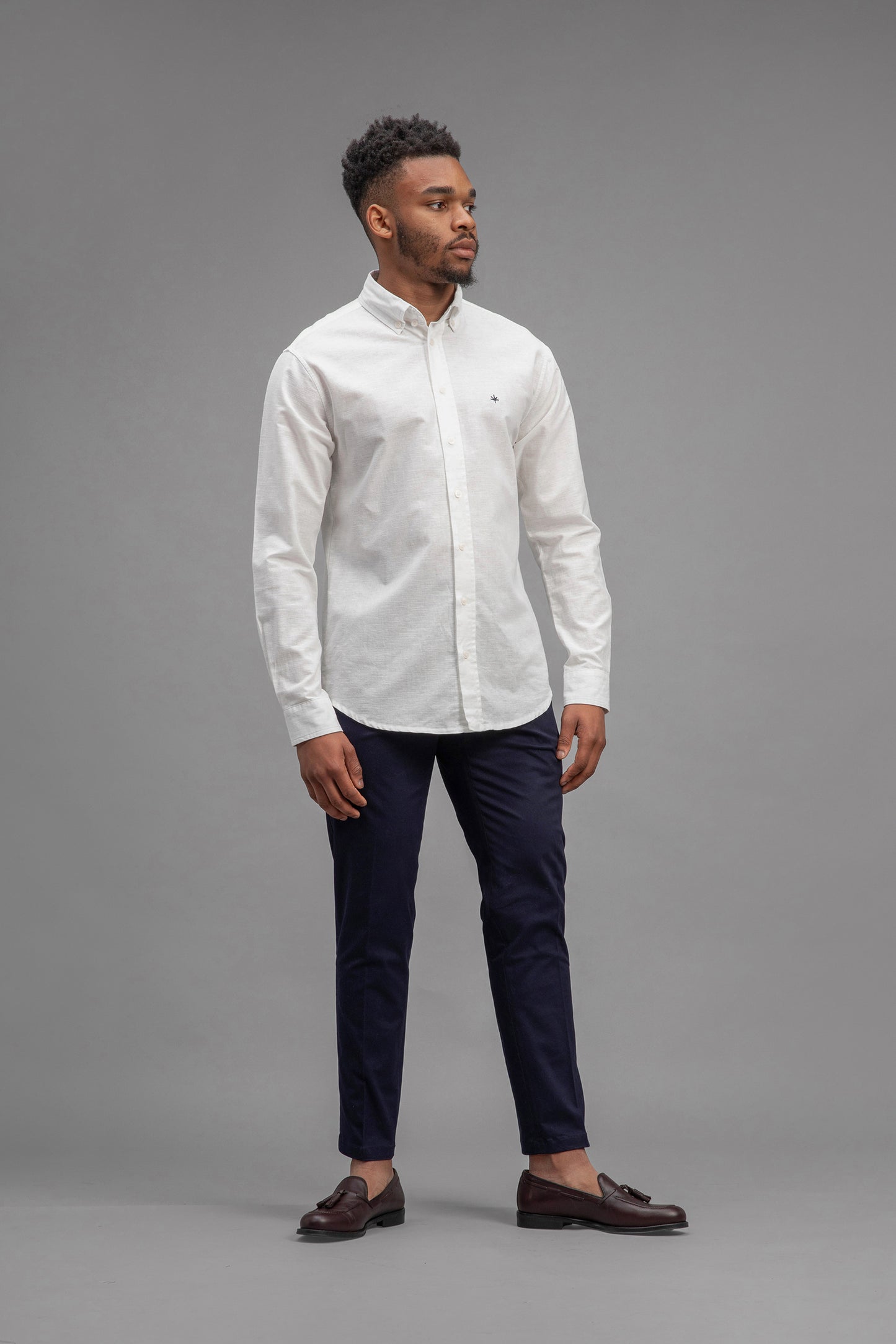 Brive - Linnen Cotton Shirt - White