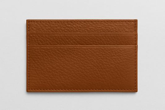 Millau- Leather Cardholder - Cognac