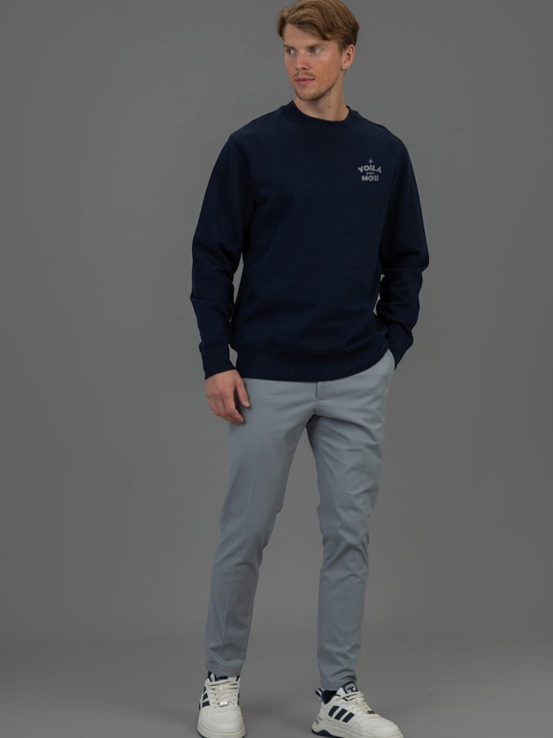 Voila Sweater - Navy Blue