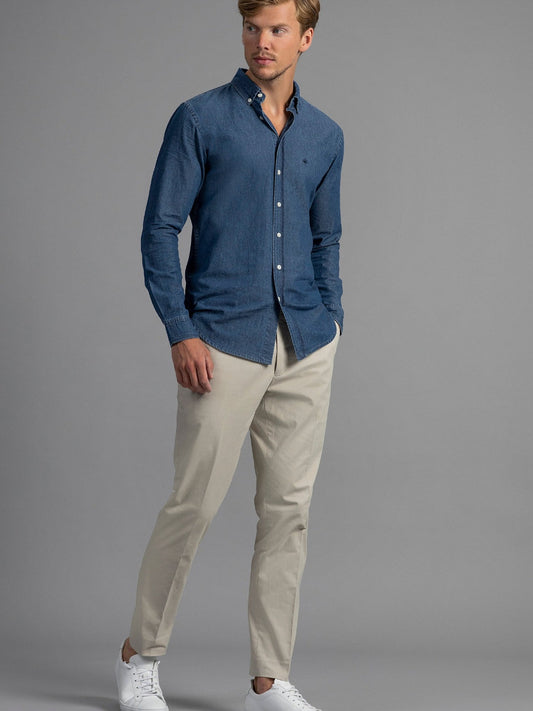 Marseille Slim Fit Denim Shirt