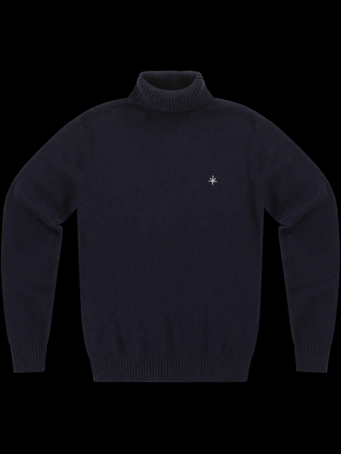 Alsace Roll Neck Sweater - Navy