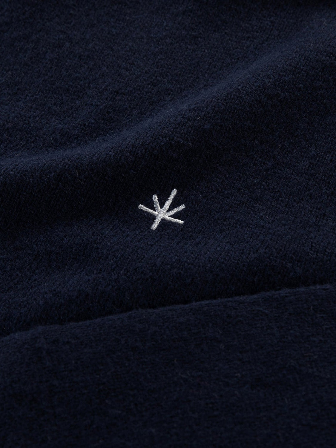 Alsace Roll Neck Sweater - Navy