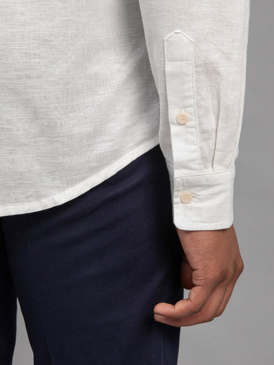 Brive - Linnen Cotton Shirt - White