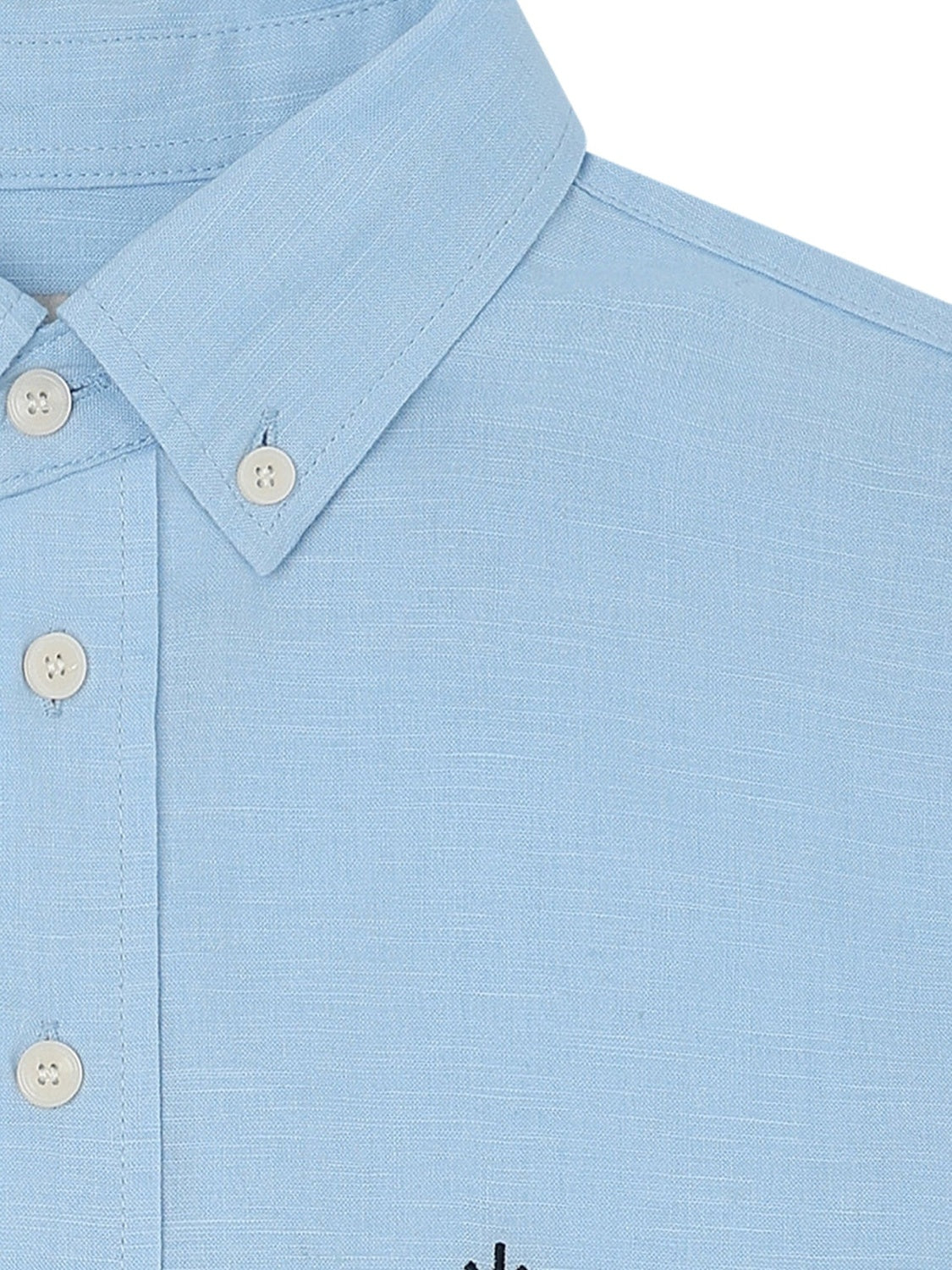 Brive - Linnen Cotton Shirt - Light Blue