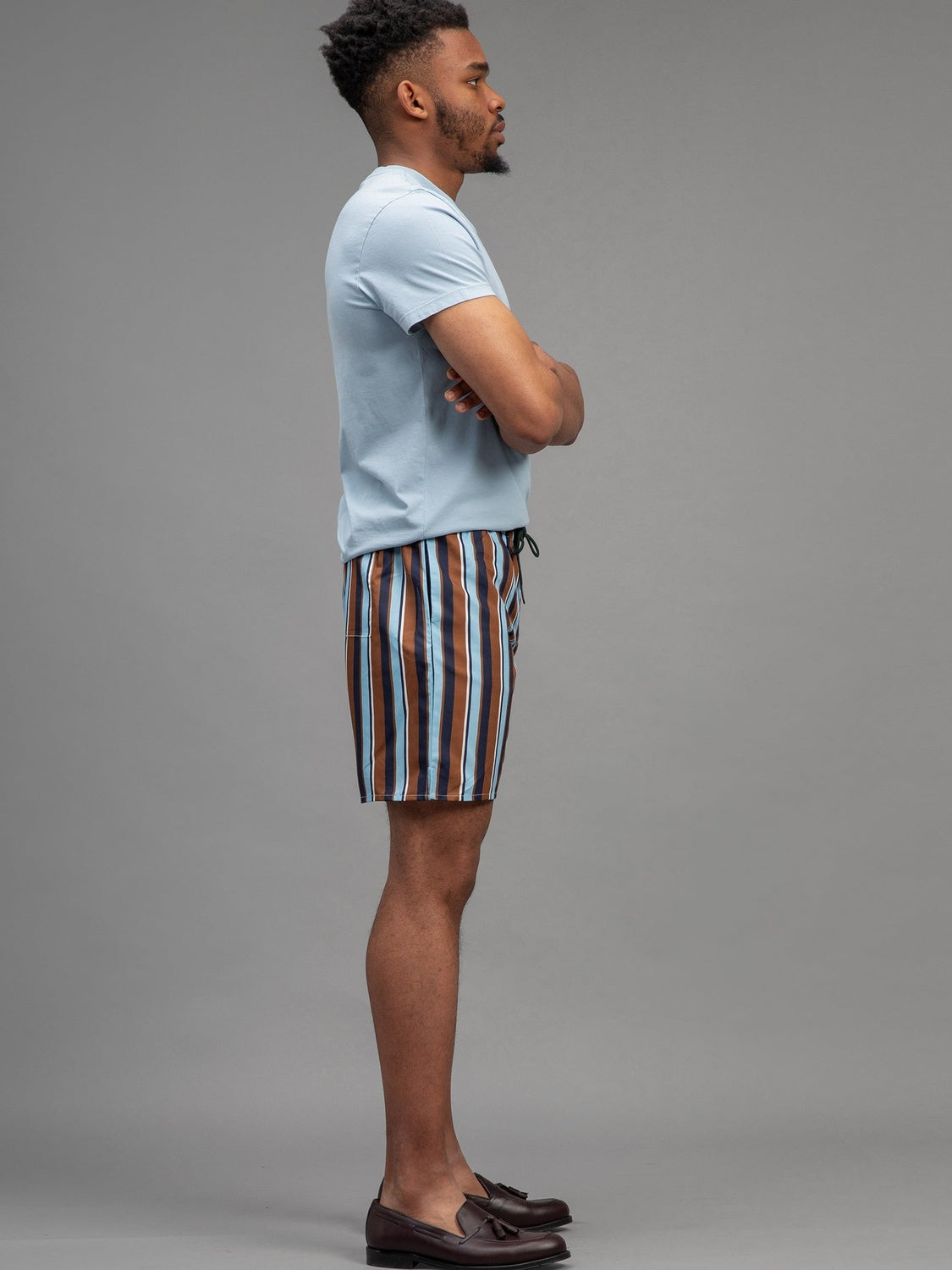 Riviera - Colored striped Swim Short