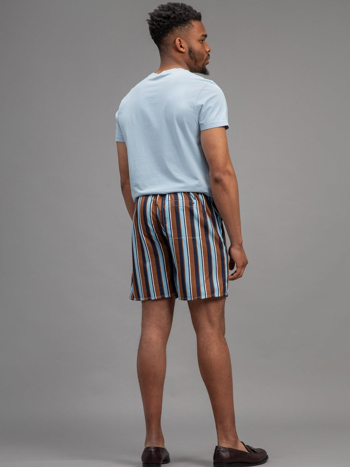 Riviera - Colored striped Swim Short