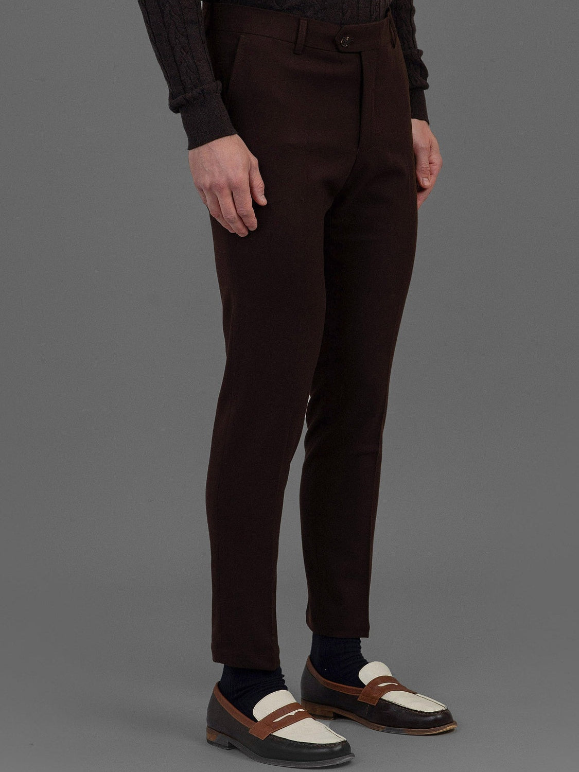 Pierre - Flannel Trouser - Brown
