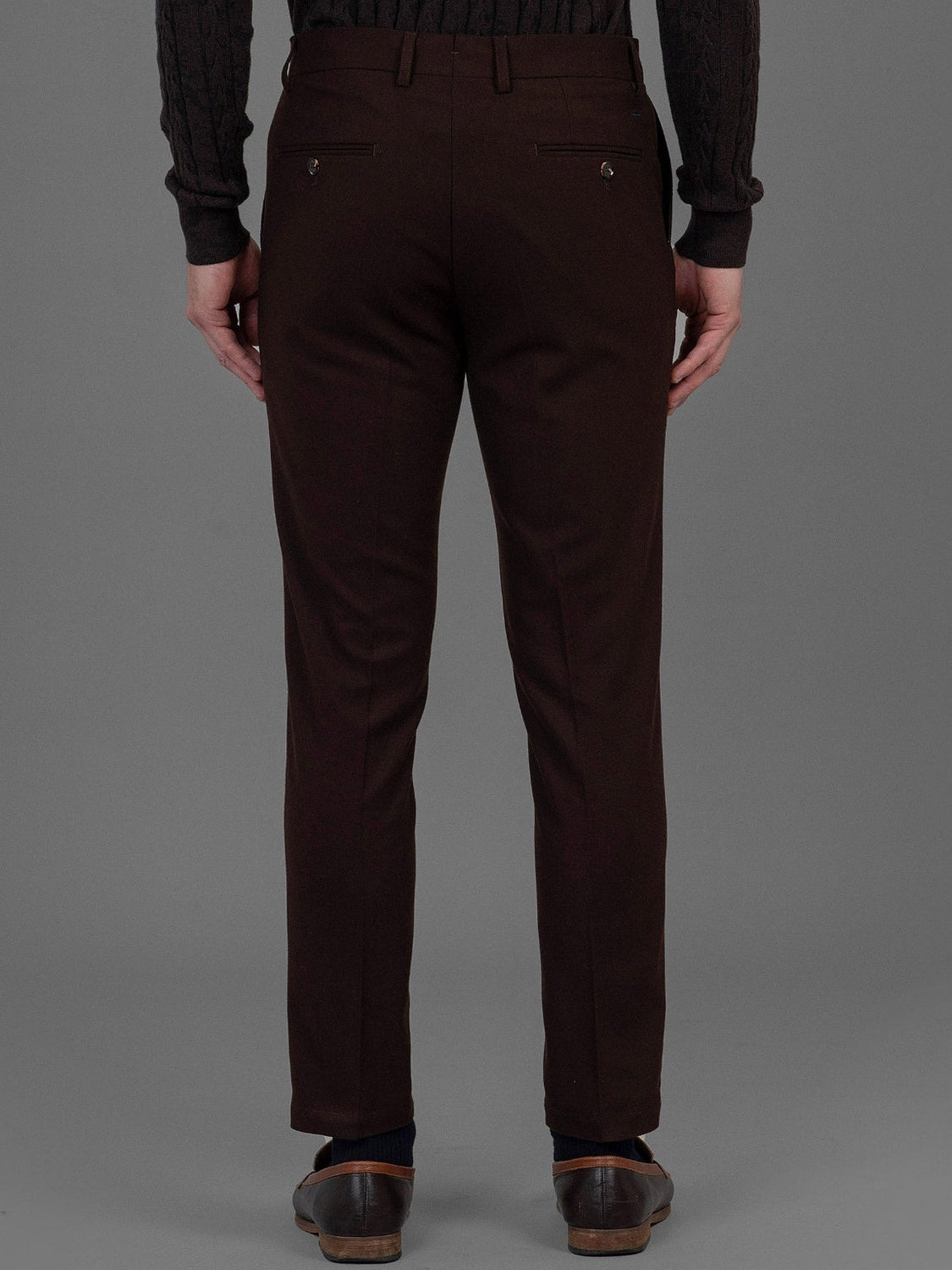 Pierre - Flannel Trouser - Brown