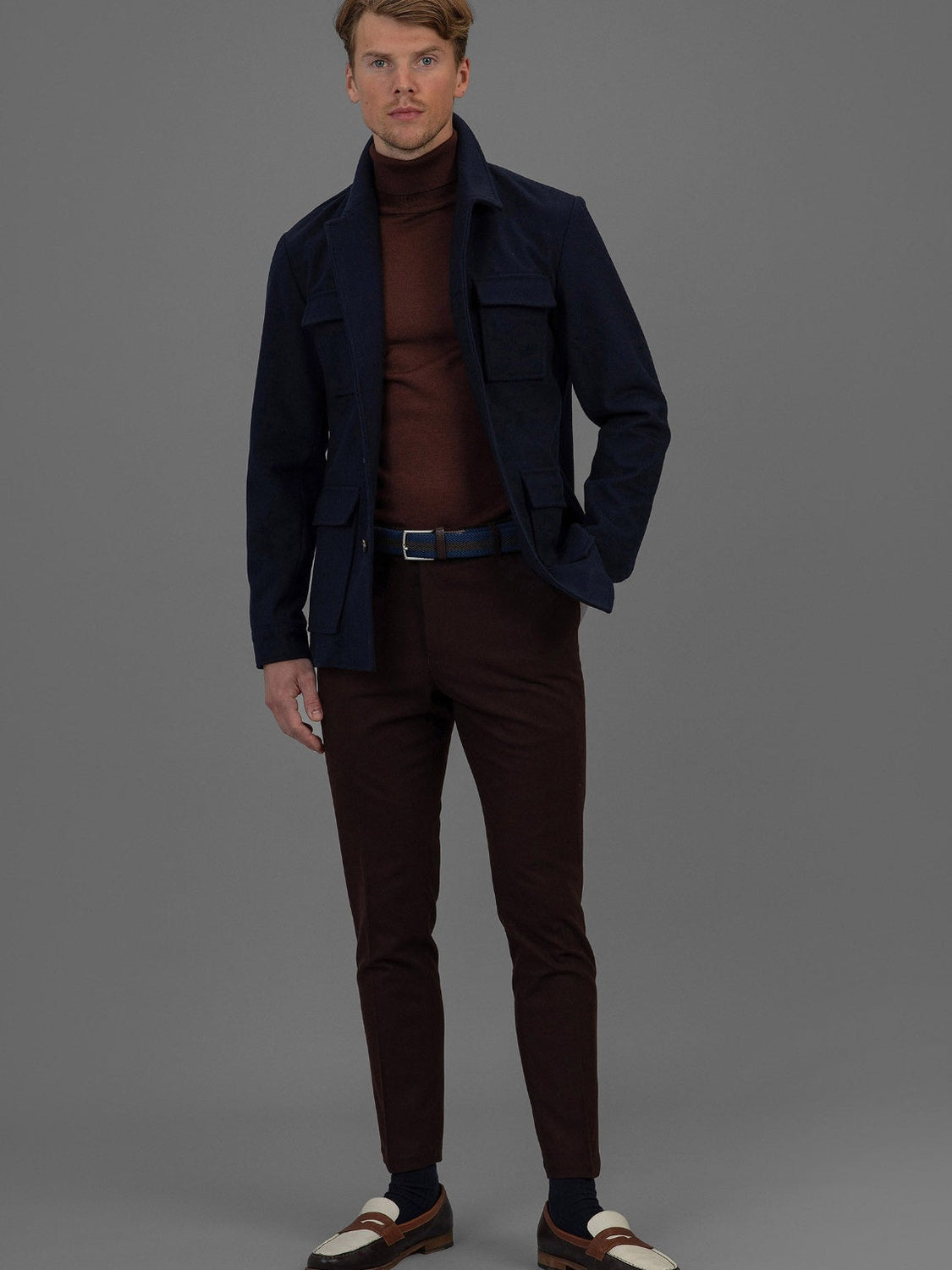 Pierre - Flannel Trouser - Brown