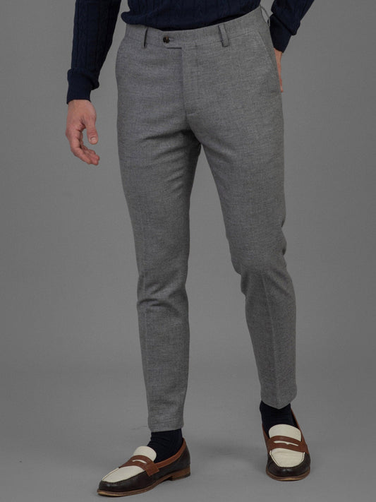 Pierre - Flannel Trouser - Grey