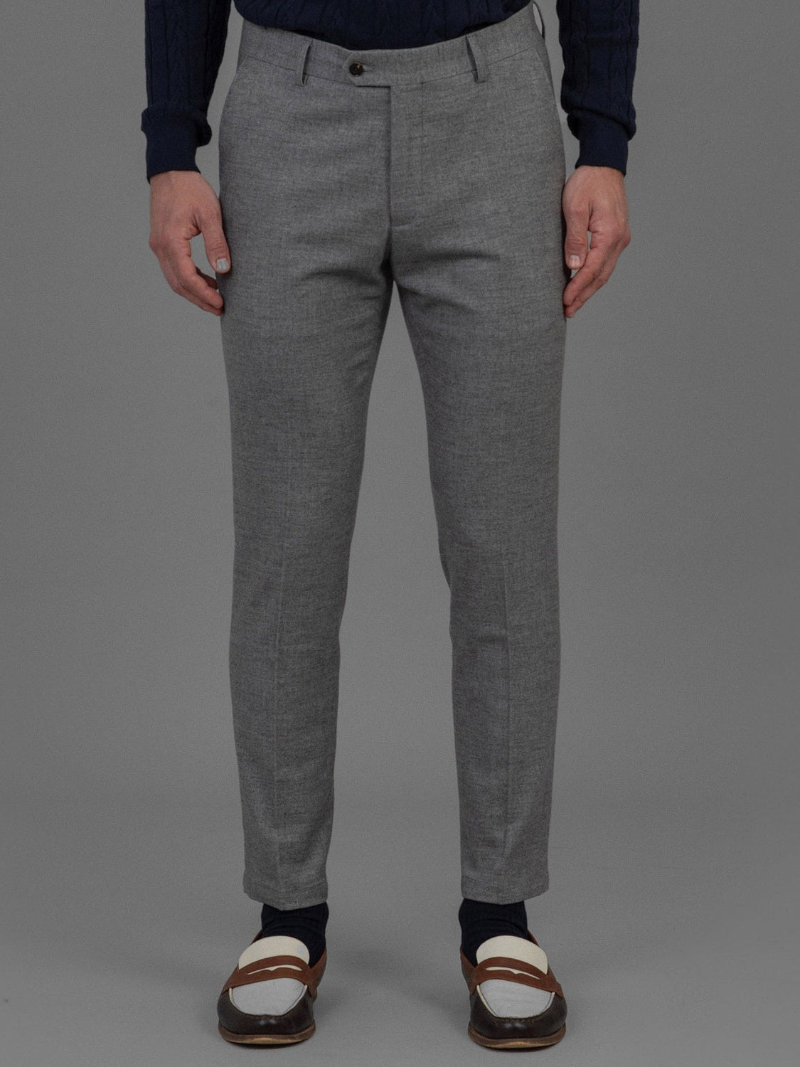 Pierre - Flannel Trouser - Grey