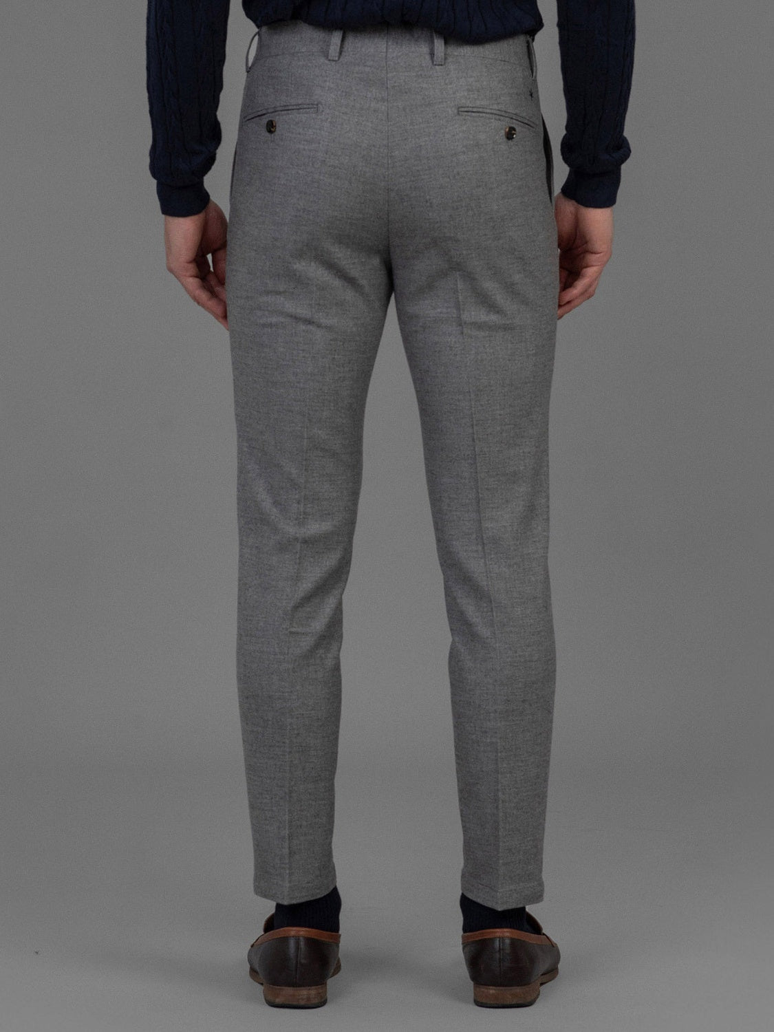 Pierre - Flannel Trouser - Grey