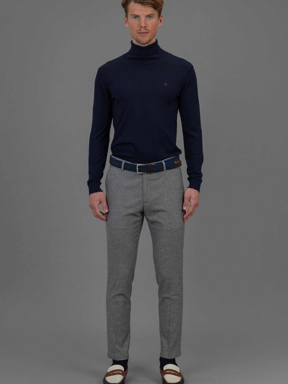 Pierre - Flannel Trouser - Grey