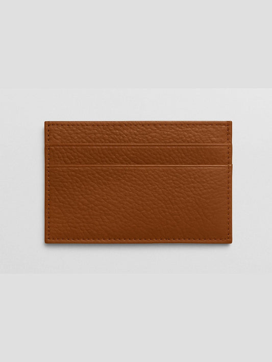 Millau- Leather Cardholder - Cognac