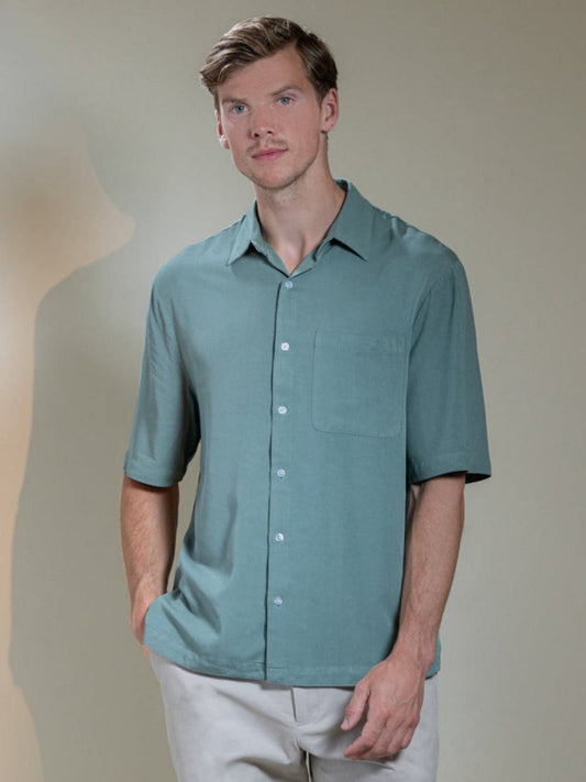 Menton - Short-sleeved Bowling Shirt